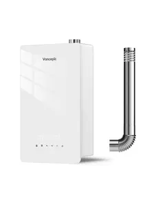 Vancepic Propane Tankless Water Heater Indoor - Max 4.8 GPM 110,000 BTU, on Demand Instant Hot Water Heater with LED Display, 3-5 Point Use for Family, Silent operation, Child lock design