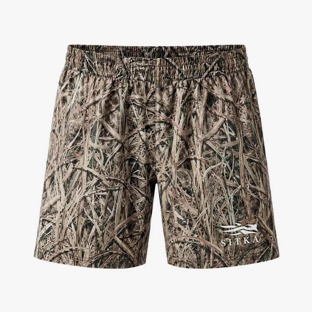 Sitka Men's Camo Hunting Shorts, Lightweight Outdoor Shorts, Elastic Waist Quick-Dry Casual Shorts for Hunting, Hiking & Outdoor Activities