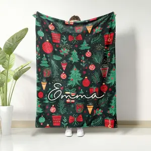 Cute Christmas Blanket Personalized,Christmas 2025 Gift Idea,Holiday Blanket,Xmas Gift,Decorative Winter Throw Blanket,Adult Christmas Gift summerwins