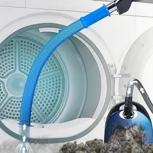 LMMAKE Durable Dryer Vent Cleaner Kit with Extendable Hose Vacuum Attachment – Lint Removal Cleaning Tools Compatible with Most Vacuum Cleaners, Home Appliances Supplies