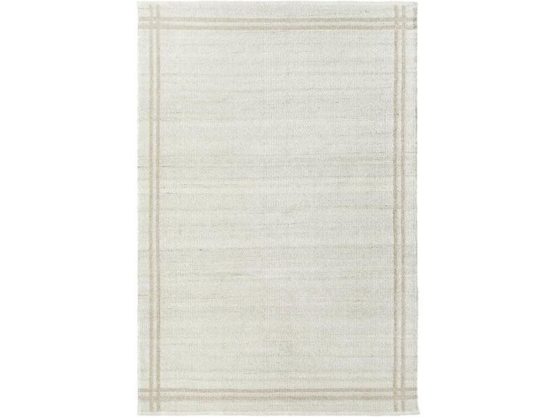 Livabliss Mardin Handwoven Decorative Area Rug - 6'x9' Ivory & Tan Rectangular Soft Rug, 100% Wool Face, Classic Weave, Durable Indoor Use, MDI2350-69