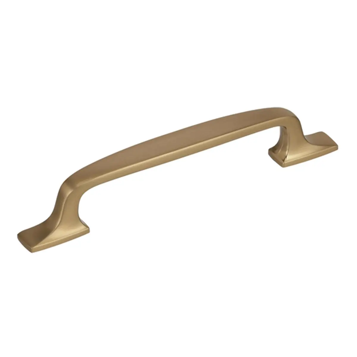 Amerock Highland Ridge Cabinet Pull - 128 mm Golden Champagne Metal Door Handles, Zinc Alloy Door Plates with Ornate Gold Accents, Reliable Performance Handlesets for Long-Lasting Appeal