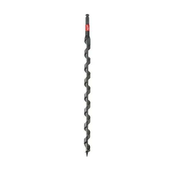 Milwaukee 48-13-6805 Lineman's Impact Auger Bit, 11/16" x 24" (24 inches), Aggressive Feed Screw for Cleaner, Faster Holes & Faster Drilling Speeds