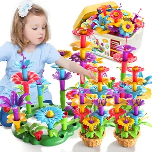 81-piece garden-themed building blocks—an excellent gift for children’s Easter, birthdays, and various holidays; develops hands-on skills, fosters creative thinking, is safe and durable, a great gift for both boys and girls; classic STEM educational toy f