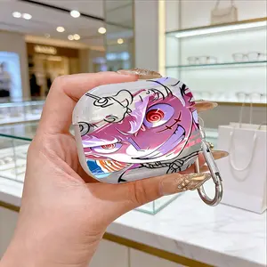 Anime Straw Hat Design Protective Case Cover for Apple AirPods 1/2/3/4 Pro/pro2, Tpu Material Lightweight & Durable, Anti-Scratch Shockproof