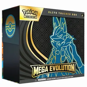 Mega Evolution Elite Trainer Box Lucario - Pokemon Trading Card Game Collectibles