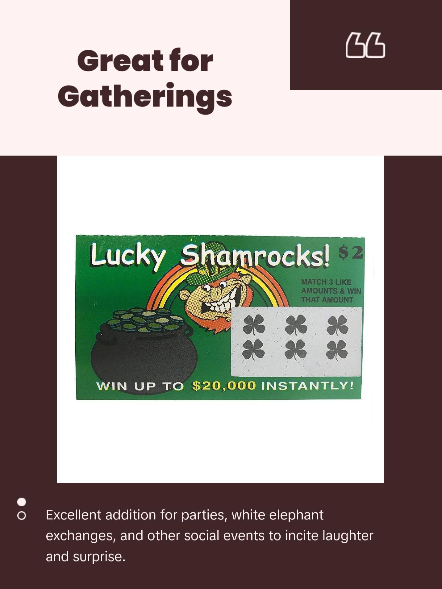 6-Pack Fake Winning Scratch-Off Lottery Tickets – The Ultimate Gag Prank! 💰😂