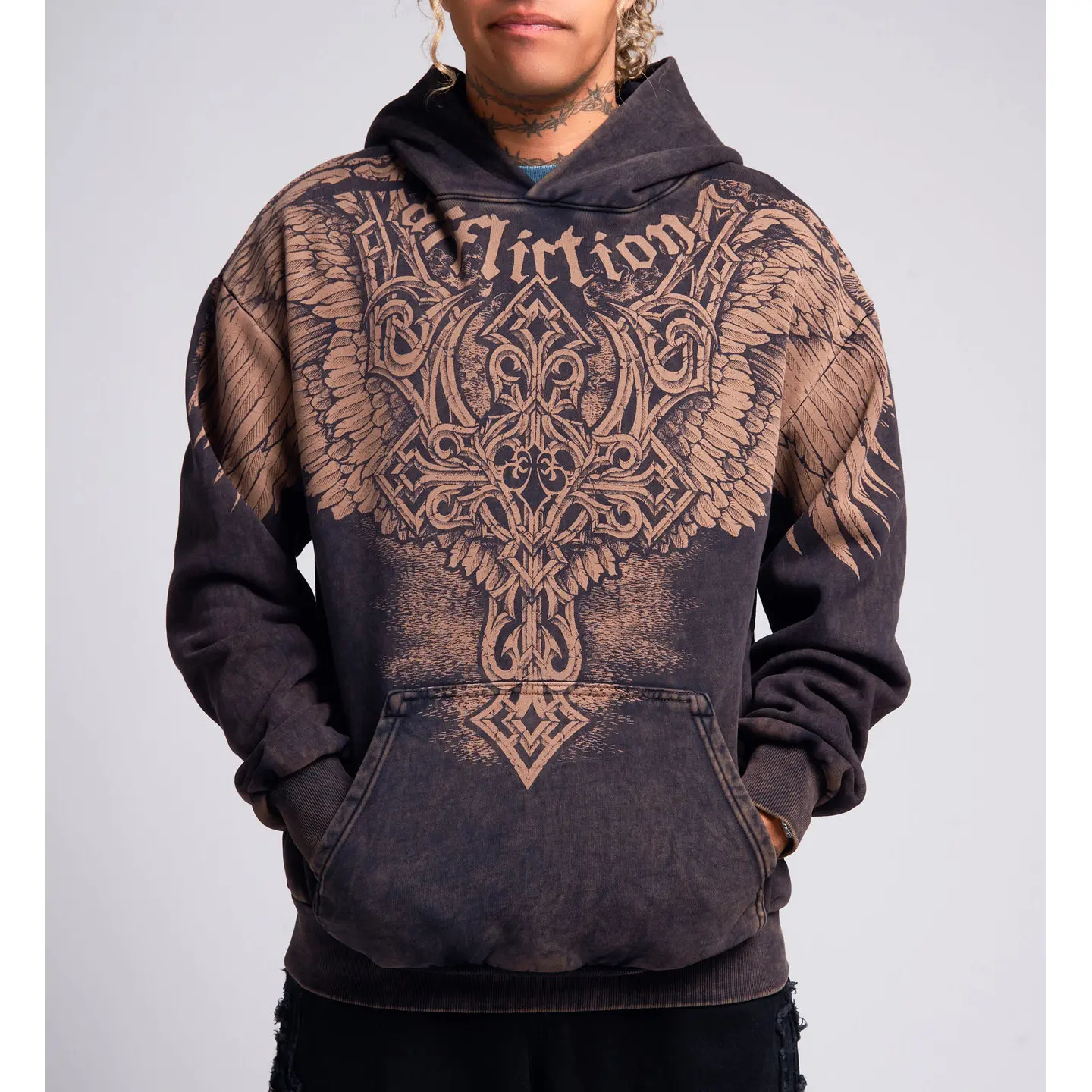 Affliction Men's Hoodie Pullover Eternal Throne