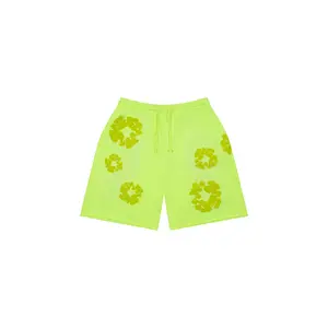 Mono Cotton Wreath Sweat Shorts "Neon Green" DT112