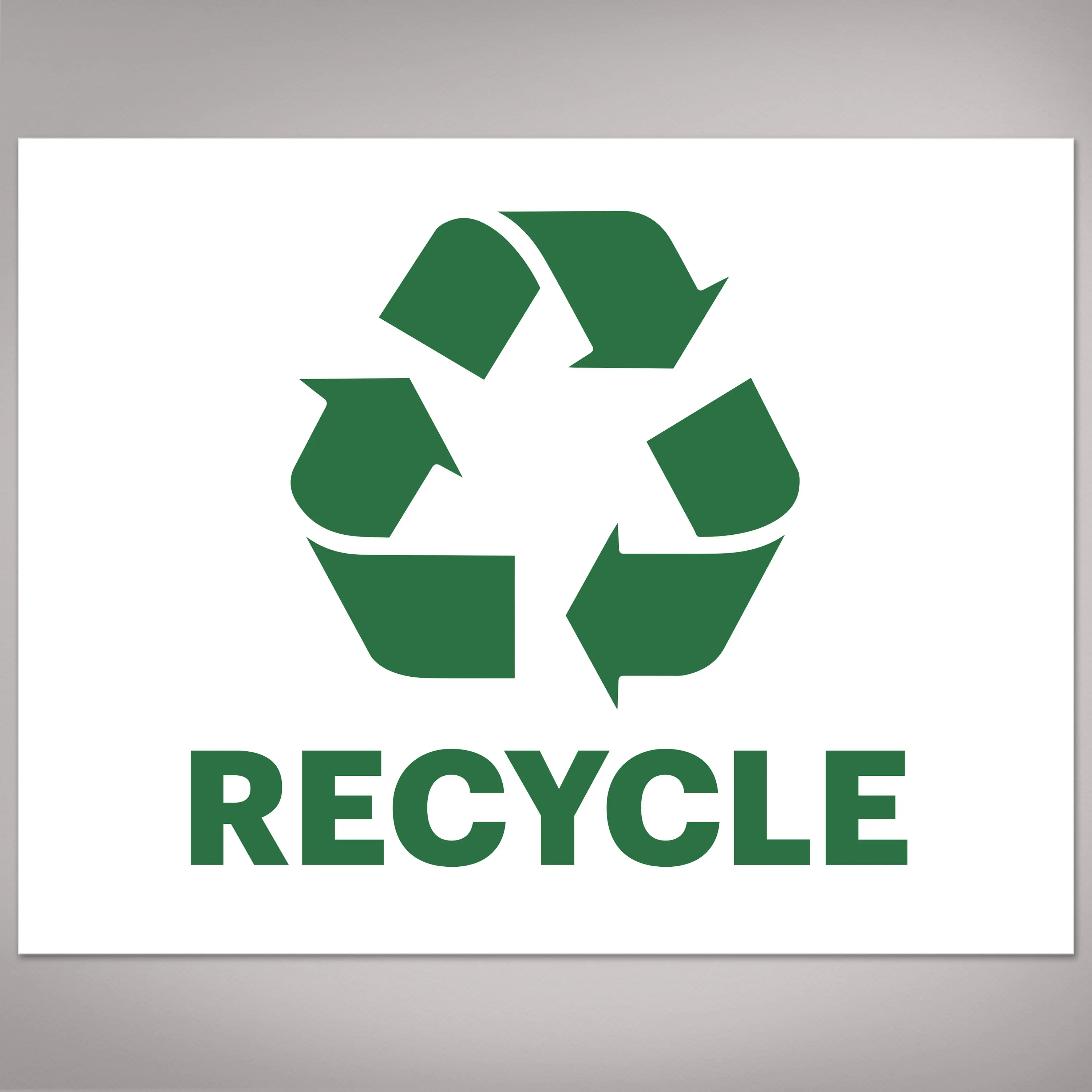 Avery Recycling Labels, Durable Green Recycle Stickers for Bins & Trash Cans, Waterproof, UV-Resistant, Preprinted, 8.5"x11", 2 Total