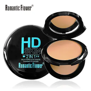 2-Layer Pressed Powder Foundation, Full Coverage Makeup Powder, Oil Control, Waterproof, Soft Matte Daily Makeup, Long Lasting Flawless Concealer, Dark Spot Correction Cosmetic