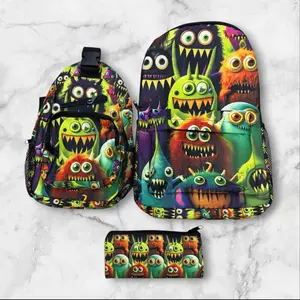 Monster Madness Backpack Set