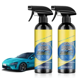 2 Pack Nano Quick Coat Restore Coating Spray, 2026 Advanced Automobile Quick-Acting Coating Agent, Quick Effect Coating Agent Spray with Dust and Glazing Effects Long-Lasting