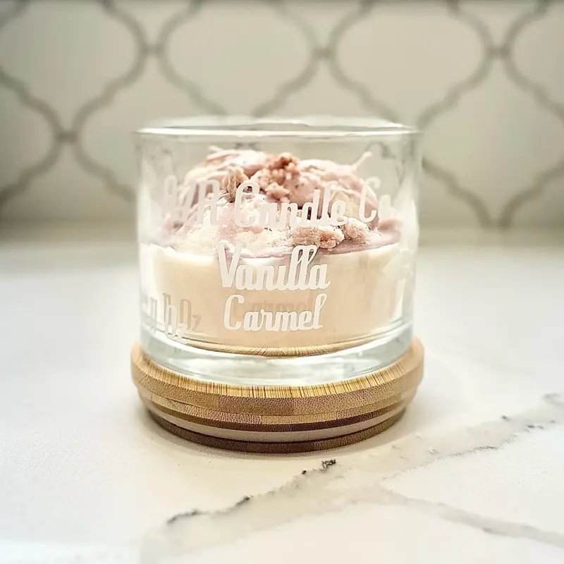 Vanilla Caramel Candle - large 11 oz Candle