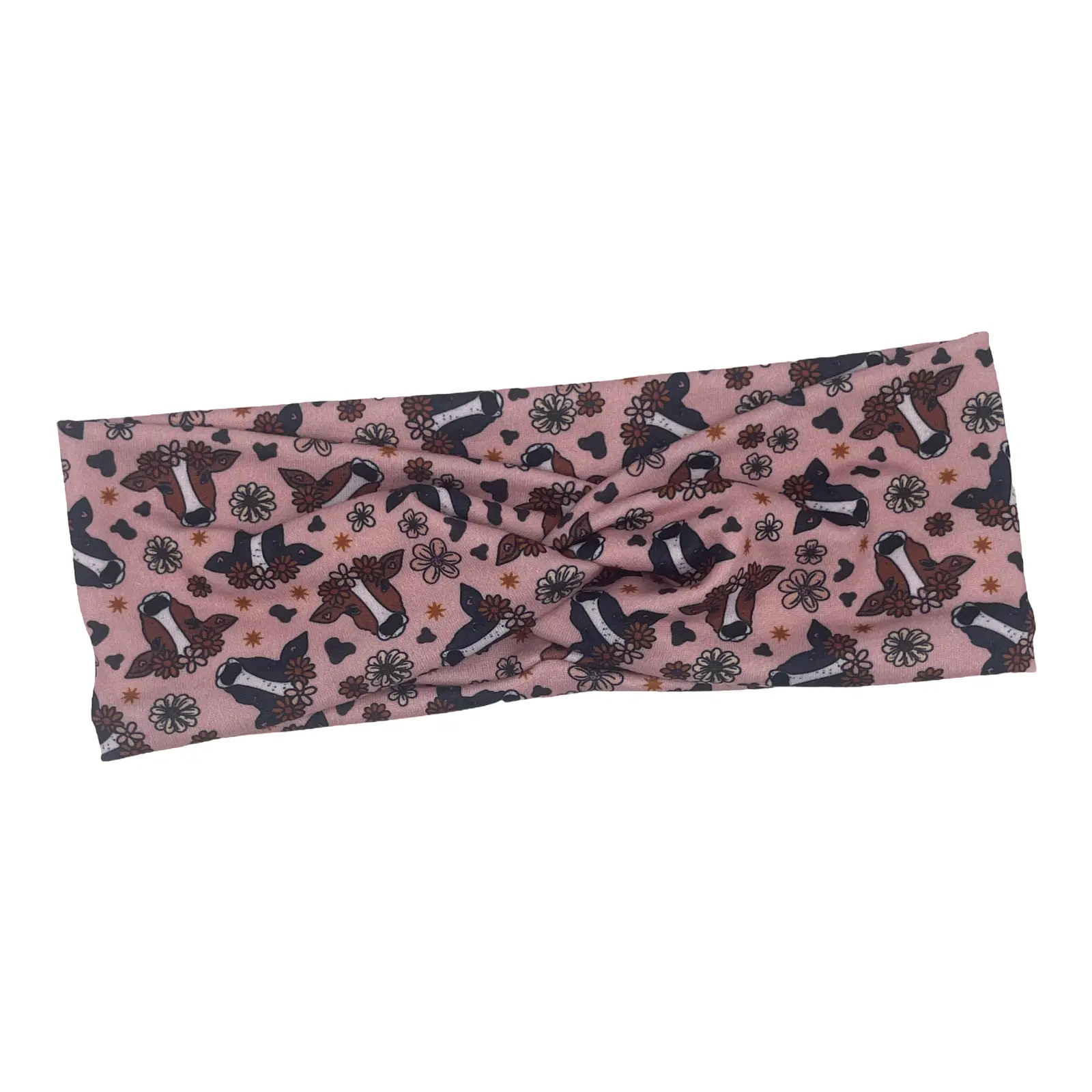 Little Cows Knotted Headband
