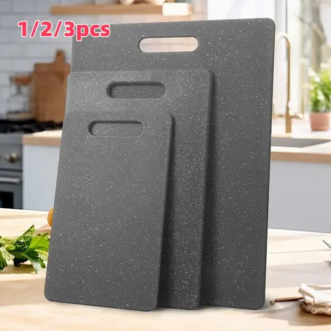 Plastic Cutting Board Set, Kitchen Chopping Board, Cutting Boards for Kitchen, Comfortable Grip, Dishwasher Safe, Non-Slip, Durable, Ideal for Food Prep & Kitchen Use