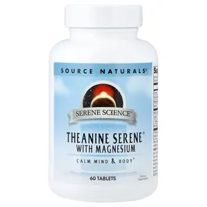 Source Naturals Serene Science®, Theanine Serene® With Magnesium, 60 Tablets