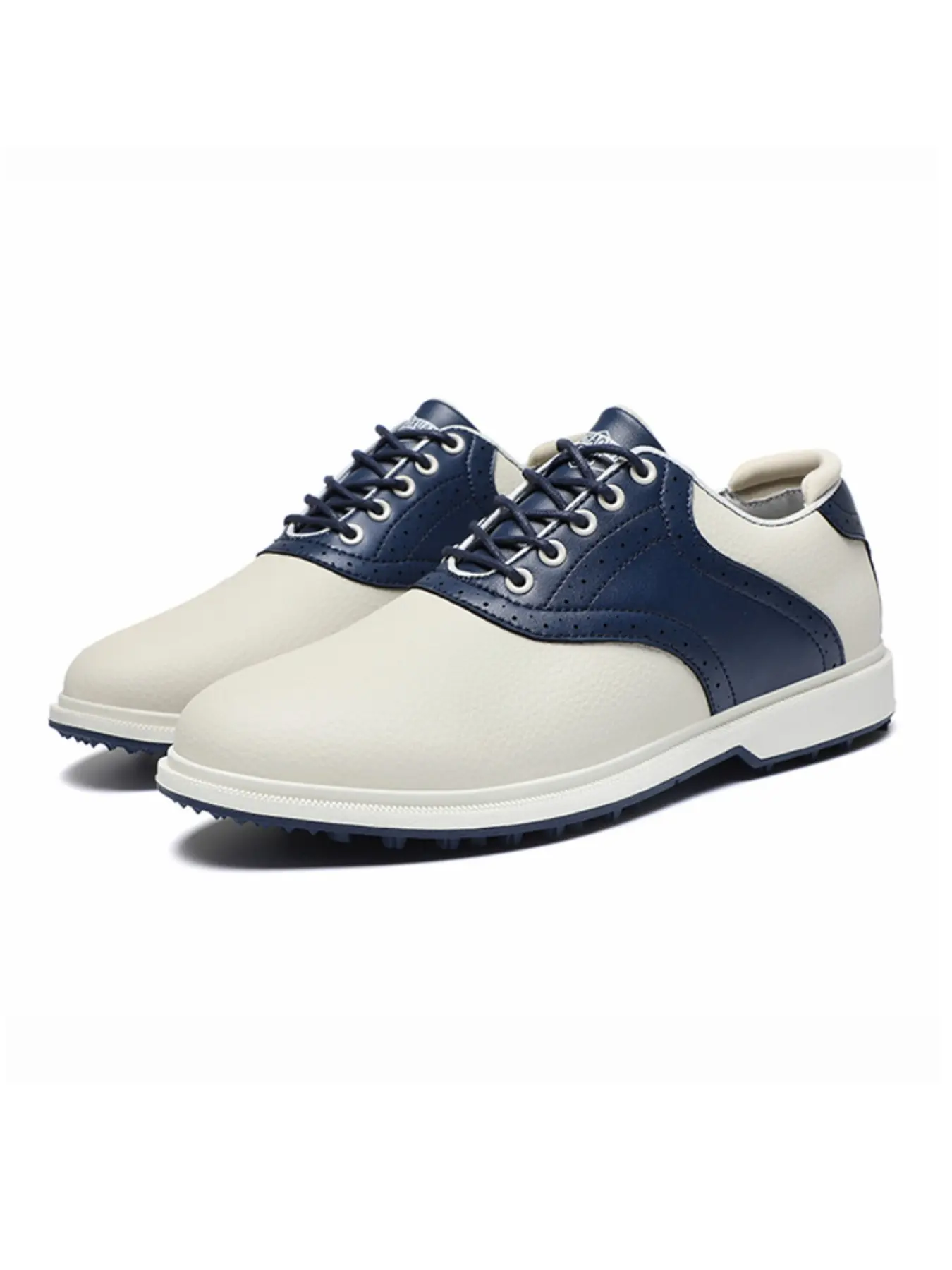 Men's Anti-Slip Golf Shoes, Professional Waterproof Lightweight Comfort Lace-Up Sports Shoes, Ideal for Golf Training, All Seasons, Athletic Shoes