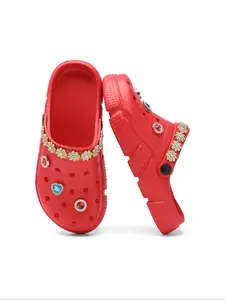 Women's Fashionable Rhinestone Decorated Slides, Casual Comfortable Breathable Non-slip Slippers, All-match Slide Slippers for Indoor & Outdoor Wear, Walking Shoes