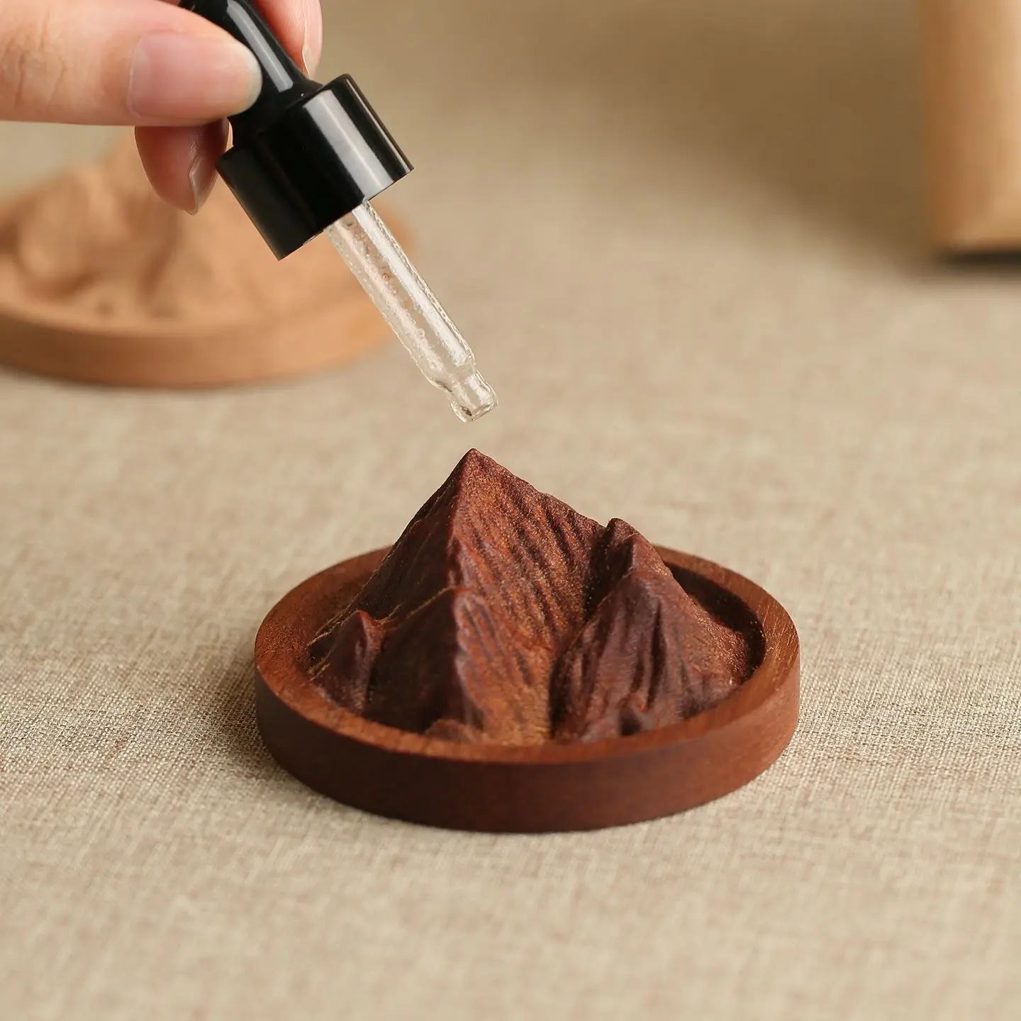 Sunlit Golden Mountain (Sapele material)