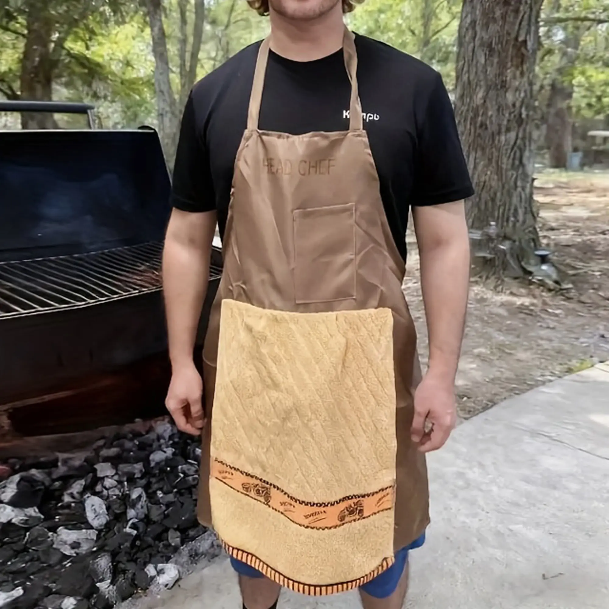 Chef's Prank Apron, Creative Prank Aprons for Men, Surprise Hiding in the Pocket Funny Present