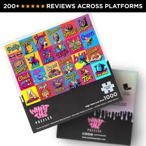High-Gloss Low-Brow | 1,000 Piece Jigsaw Puzzle for Adults