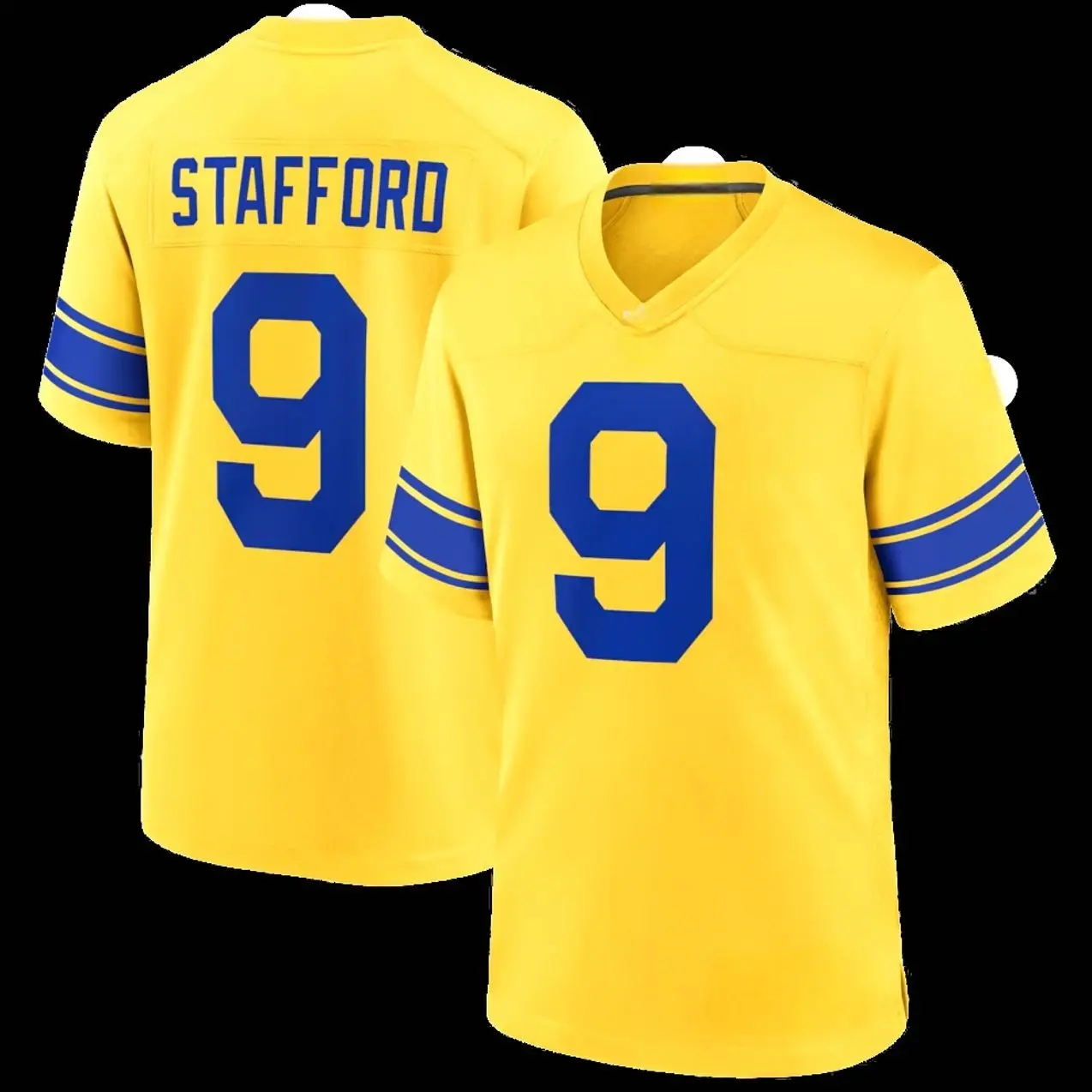 Unisex Football inspired by Stafford 9 Los Angeles Classic Sol Game Jersey