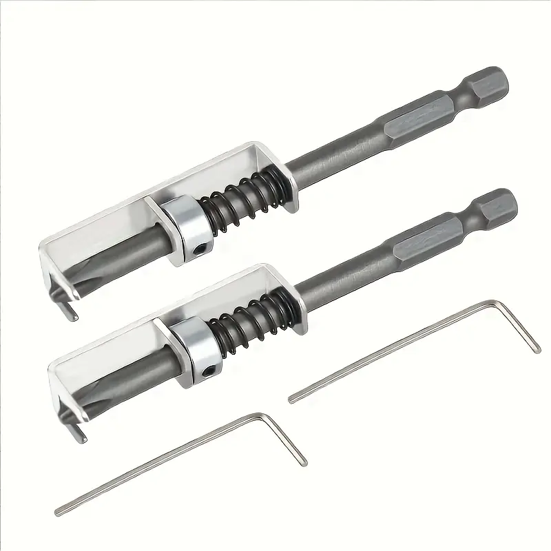 2 Options Available Spring-Loaded Anti-Dropping Screwdriver Bit Holder with Ergonomic One-Handed Operation and Automatic Retraction Mechanism - with an Ergonomically Designed Locking System, Suitable for Electricians, Machinists, DIY Enthusiasts fathersda