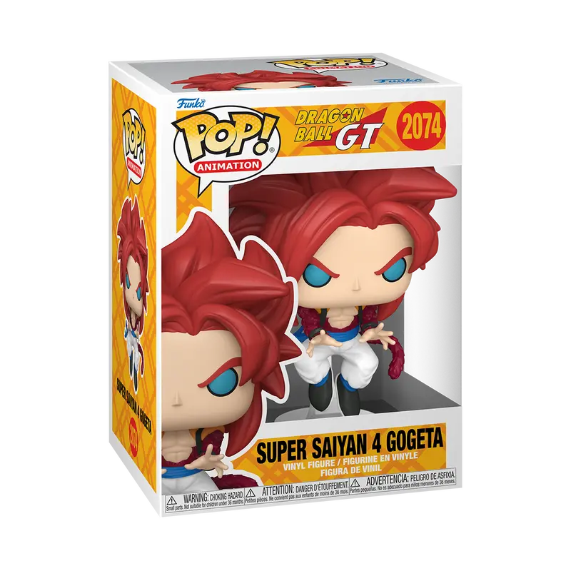 Funko Dragon Ball GT Super Saiyan 4 Gogeta #2074 High-Quality Vinyl Figure - Character-Based TV/Movie Collectible Figurines, Tabletop Display Piece with Iconic Pose, Collectible Figure