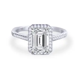 【#21】(Layla) Synthetic Moissanite  Fashion Jewelry Ring