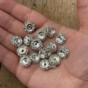 50pc - 12mm UFO Spacer Beads for Your Crafting Needs