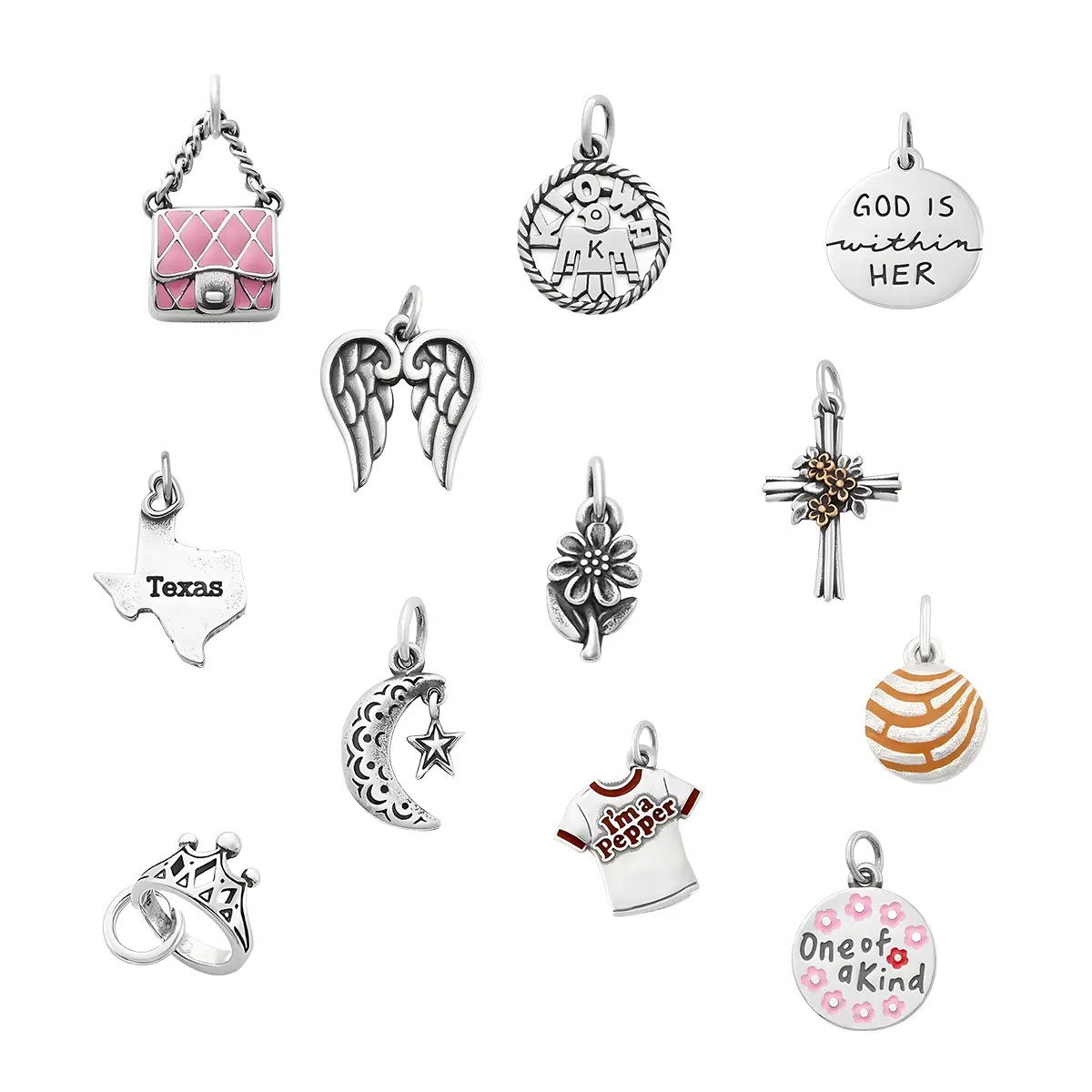 JA Jewelry Exquisite Trendy Pendant - Customizable Mix & Match Charms, Daily Female Fashion Accessory, DIY Bracelet/Necklace Decor, Ideal Gift for Friends