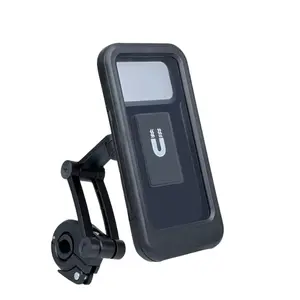 Waterproof Bicycle Phone Holder, Handlebar Mount, Shock-Proof Phone Case, Suitable for Bicycles and Motorcycles, Durable Design