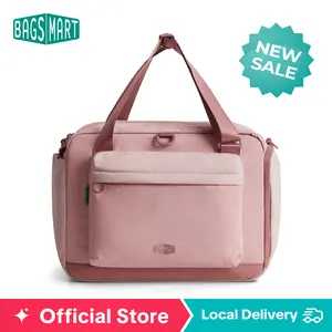 【NEW IN】BAGSMART BAGSMART Crush Duffle Bag 22L Eco-Friendly with Side Storage & Dual Water Bottle Pockets for Gym Weekend Trips & Daily Commutes