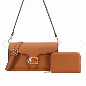 Fashion Solid Women's Crossbody & Shoulder Bag, Stylish Women's Over-the-Shoulder Bag for Daily Use