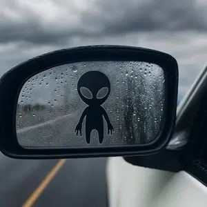 Alien Mirror Peeker Set (2pcs), Unique Alien Design Car Accessories, Perfect for Car Styling & Decor, Must-Have Auto Essentials