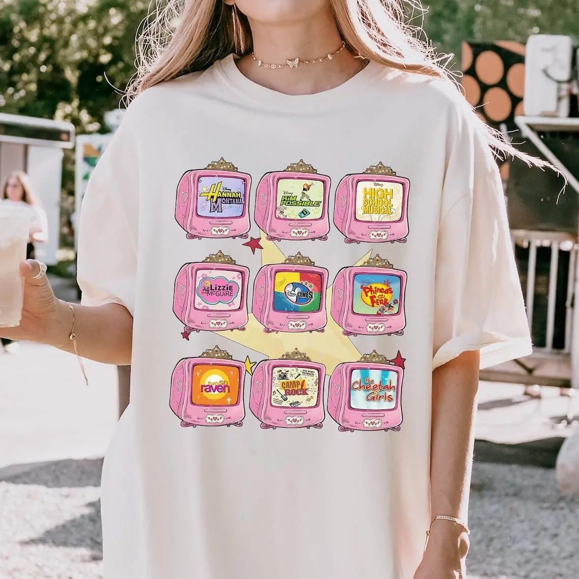 Comfort Colors Retro TV Channel Movie Television T-Shirt, Family Matching Shirt, TV Channel Apparel, Vacation Outfit
