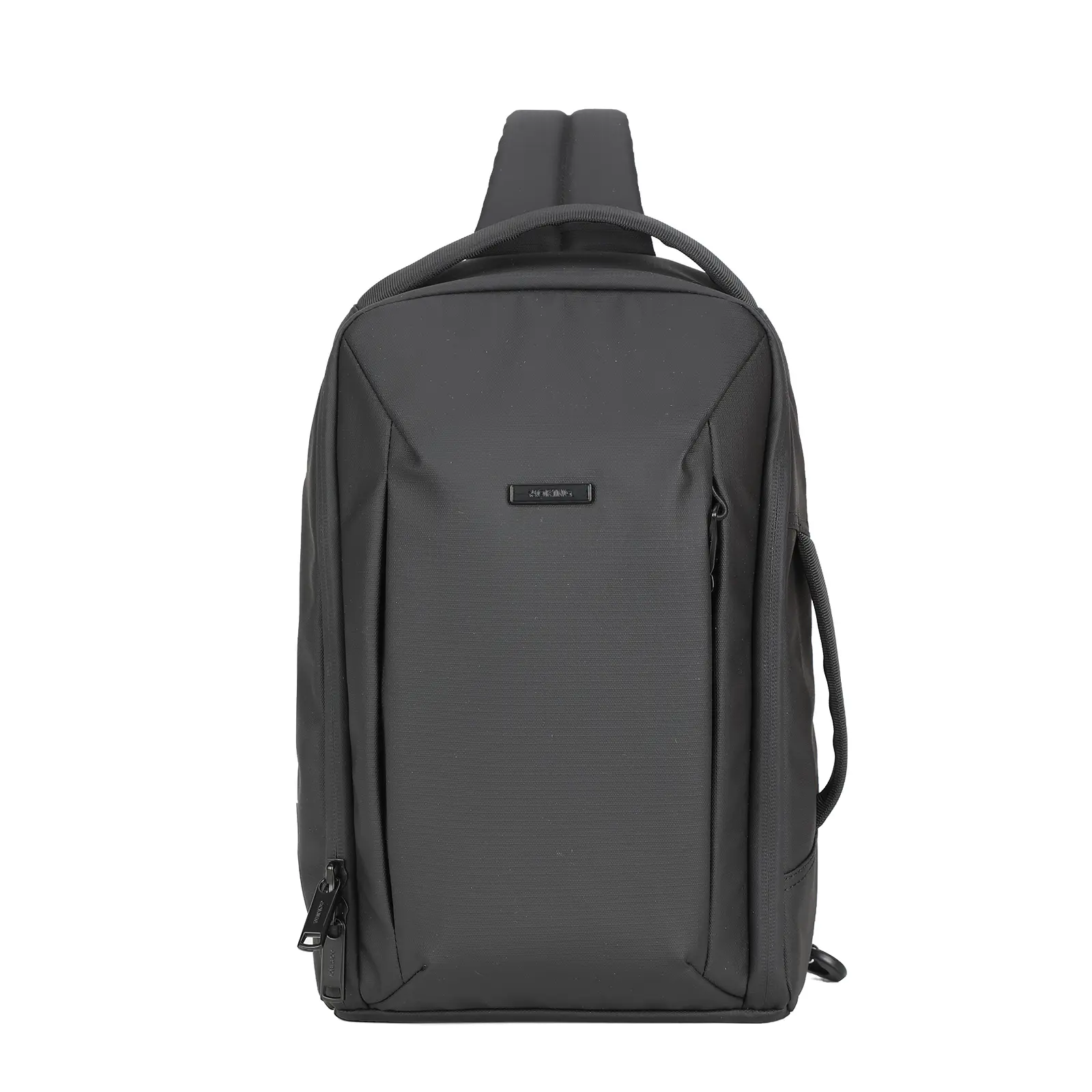 AOKING Unisex Waterproof 15.6-Inch Slim Laptop Backpack with PVC Shell & Zip Fastener, Business Travel Briefcase Bag