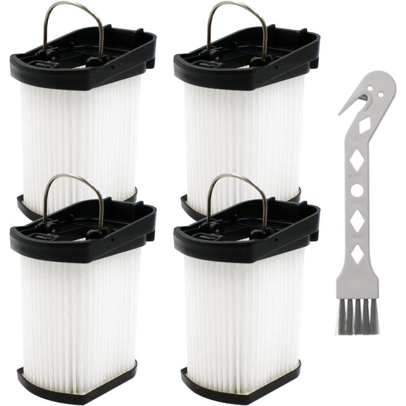 Replacement Vacuum Filters Compatible with Shark WANDVAC Cordless Hand Vacuum WV401 WV410CO WV401BL WV401PK WV403BR WV410PR WV410BL WV410GN WV410TL - Fabric Filters Compare to Part XFFWV400-4 Pack