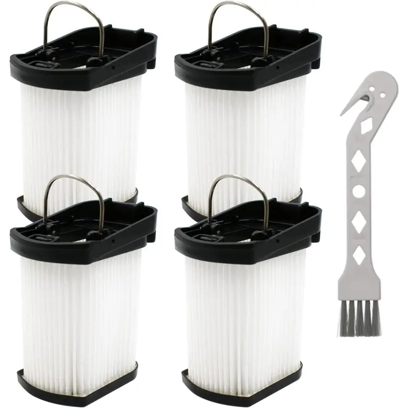 Replacement Vacuum Filters Compatible with Shark WANDVAC Cordless Hand Vacuum WV401 WV410CO WV401BL WV401PK WV403BR WV410PR WV410BL WV410GN WV410TL - Fabric Filters Compare to Part XFFWV400-4 Pack