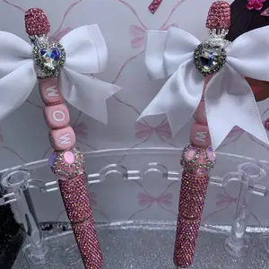 Mom Pen with Sparkling Rhinestones and Bow Design for Special Occasions