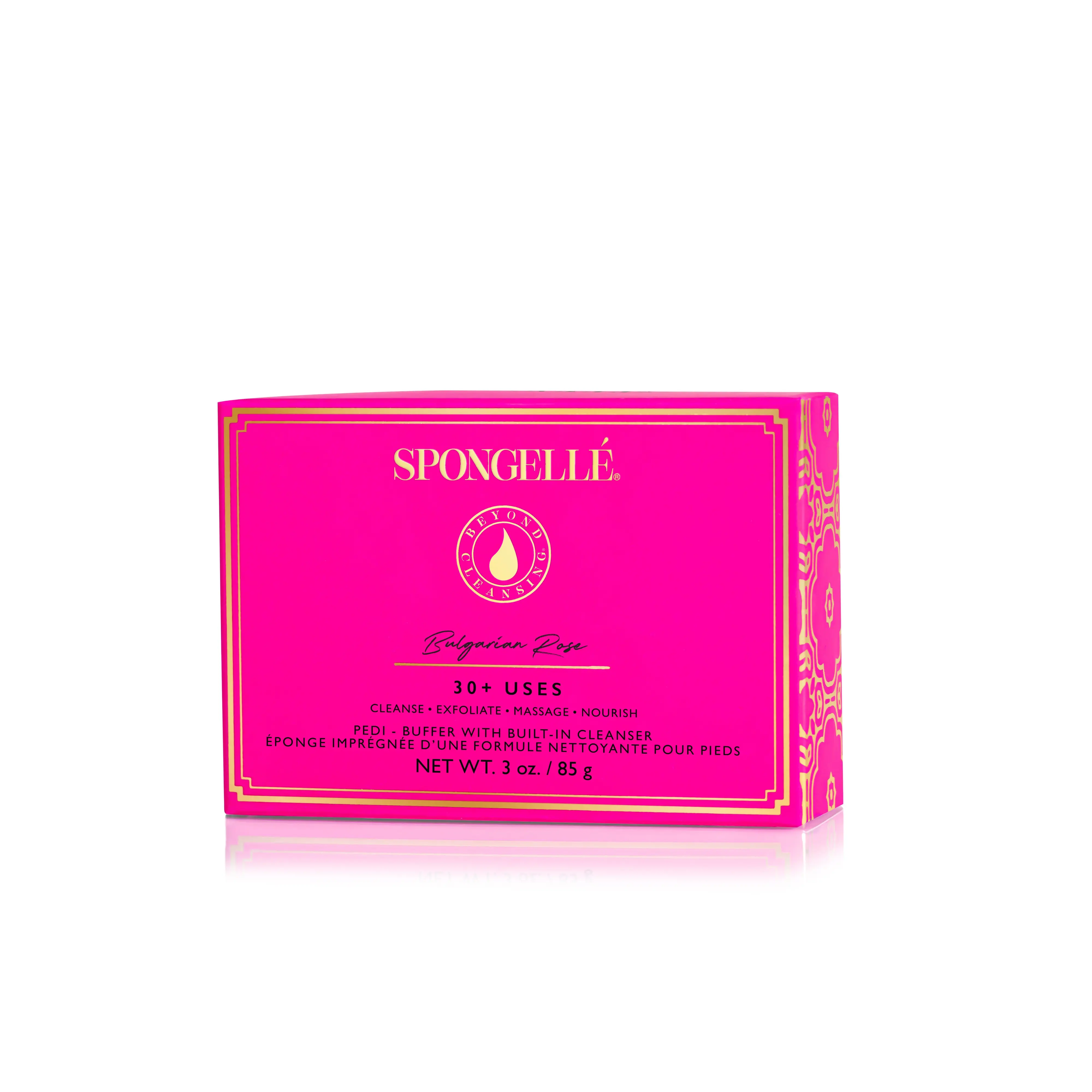 Bulgarian Rose | Body Wash Infused Bath sponge Pedi-Buffer
