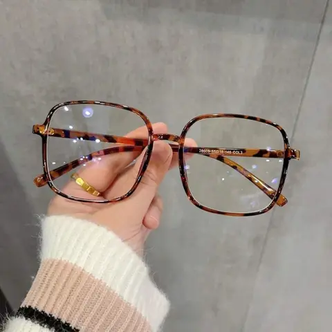 Square Frame Eyeglasses, Cute Fashion Eyeglasses for Women & Men, Fashion Eyeglasses for Work, Daily Clothing Decor, for Student Daily Use, Casual Glasses, Square Frame Eyewear, Square Frames Eyeglasses