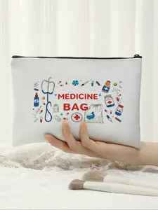 Travel Snack Bag Organizer, Ideal Gift for Friends & Sisters, Fashionable Cosmetic Storage Pouch, Makeup Organizer Pouch, All-Season Use, Casual Style, Travel Toiletries Kit, Travel Accessories