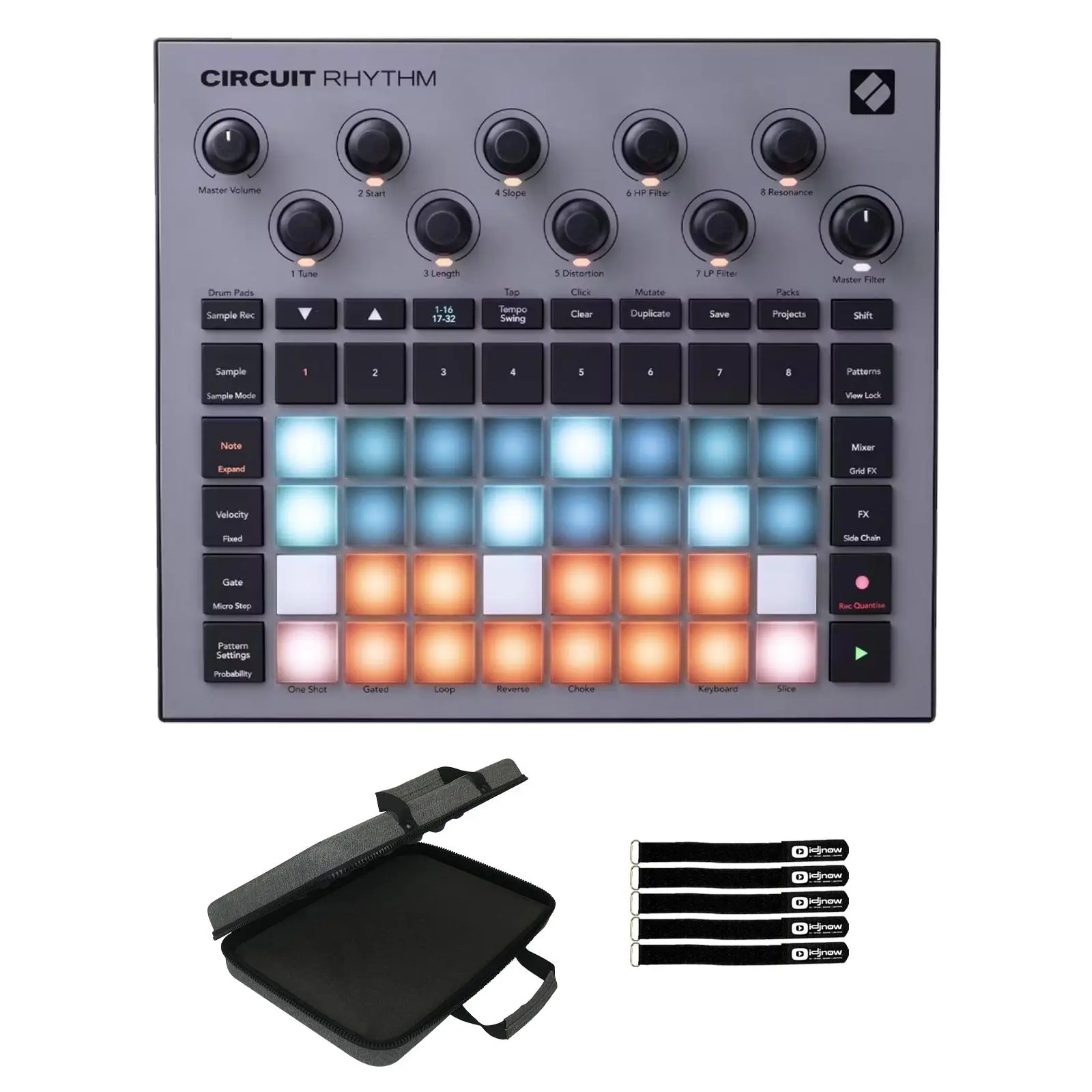 Novation Circuit Rhythm Beat Sample-Based Groovebox with Case Package