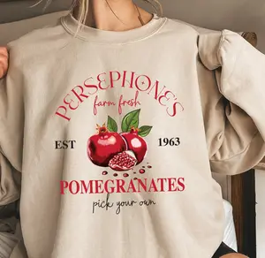 Persephone's Pomegranates Sweatshirts, Greek Mythology Hoodie For Women, Light Academia Shirts, Greek Goddess Tee, Girlfriend Gifts, E7421 Hoodie - Sweatshirt