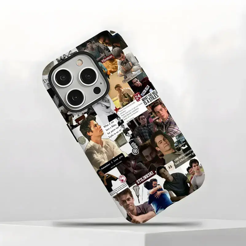 Custom Dylan O'Brien Celebrity Fan Art Smartphone Case - Protective Glossy Modern Casing, Rugged Shockproof Polycarbonate-Rubber Cover with Resistance, Fits iOS Phones (iPhone 17 Pro Max,16,15,14,13,12,11) - Protector for Celebrity Fans, Celebrities