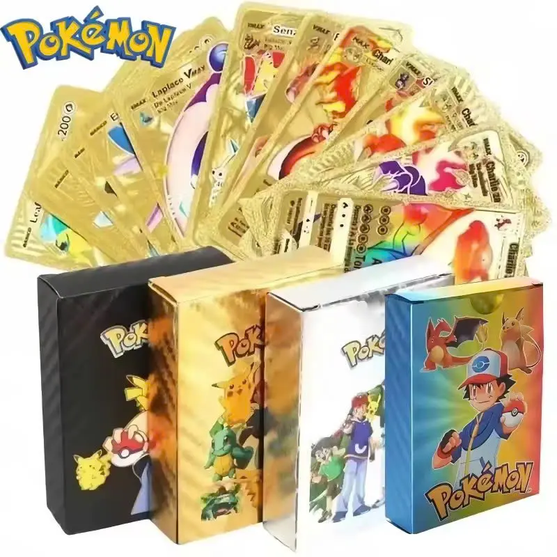 Pokemon Card Pack TCG Fan Art Lot of 55 Holographic Ultra Rare Gold Silver Black Rainbow