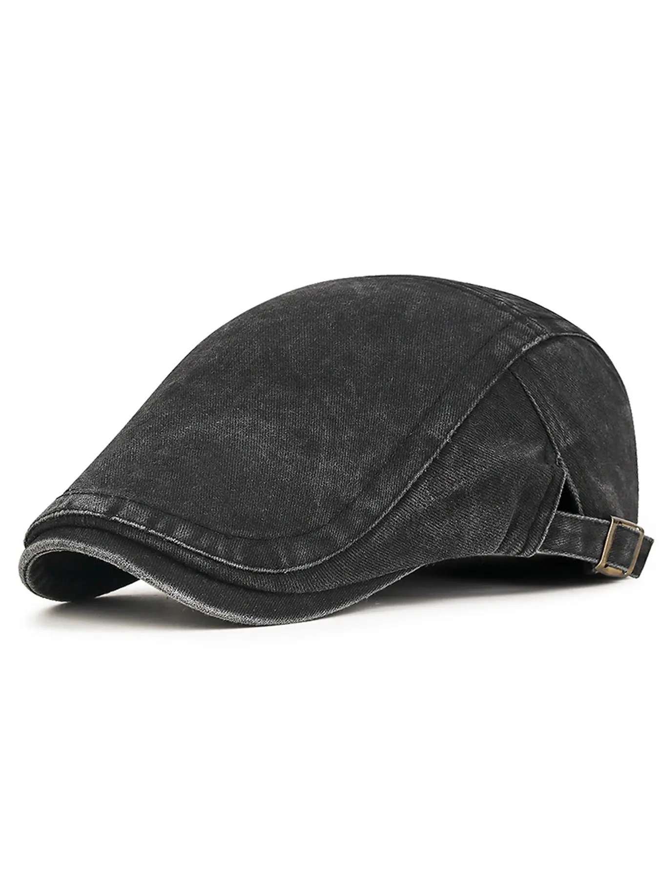 Newsboy Hats for Men Casual Hat Flat Cap Adjustable Irish Cabbie Ivy Driving Hunting Hat Flat Bill Cap