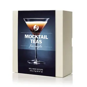 Mocktail Teas Gift Sampler Set Beverage Herbal Sweet Vanilla Peach